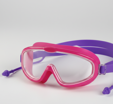 Kids Swim Goggles Anti-Fog Wide View